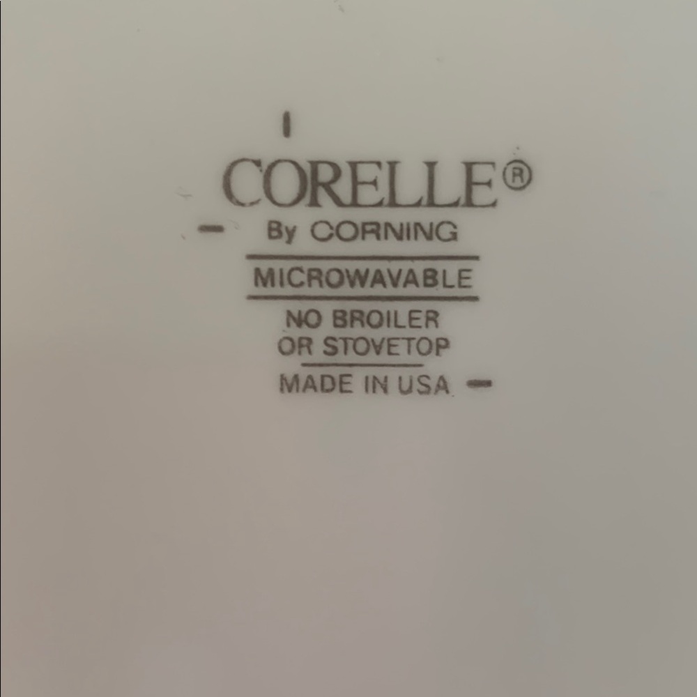 Corelle White Dinnerware by Corning